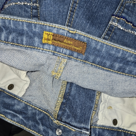 Aura Bling Pockets Jean Shorts - Picture 4 of 5